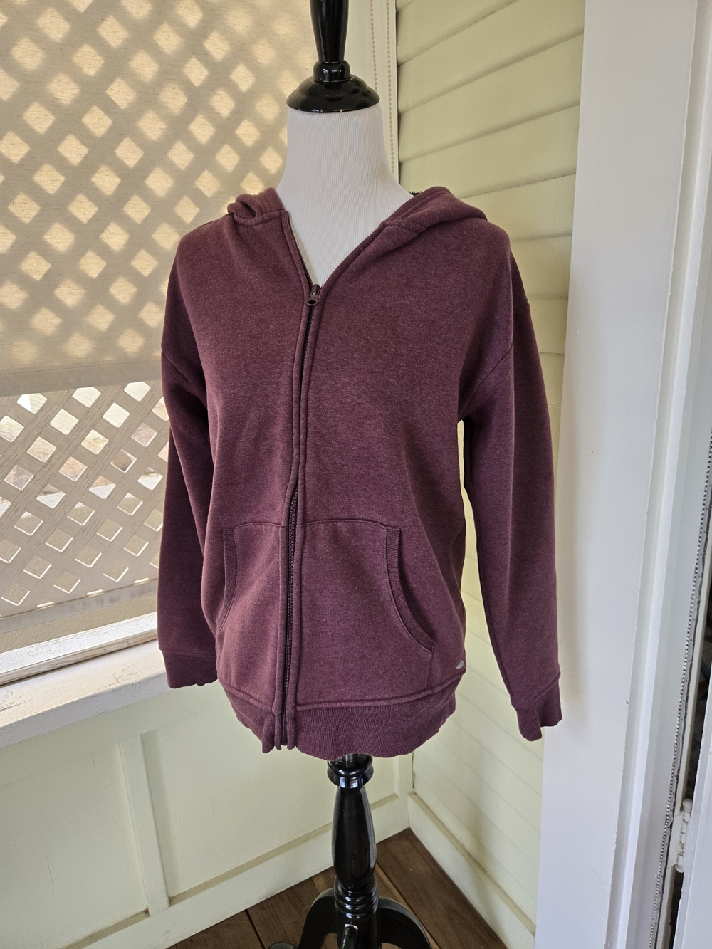 Danskin Zip-Up Hoodie - Maroon